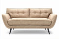 Canapé contemporain pour salon en tissu - 180 x 85 x 75cm