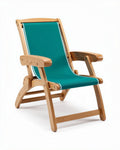 Chaise pliante en bois de hêtre pour intérieur et terrasse - 70 x 60 x 90cm