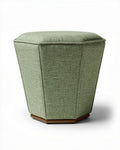 Pouf décoratif en tissu pour salon - 30 x 30 x 40cm